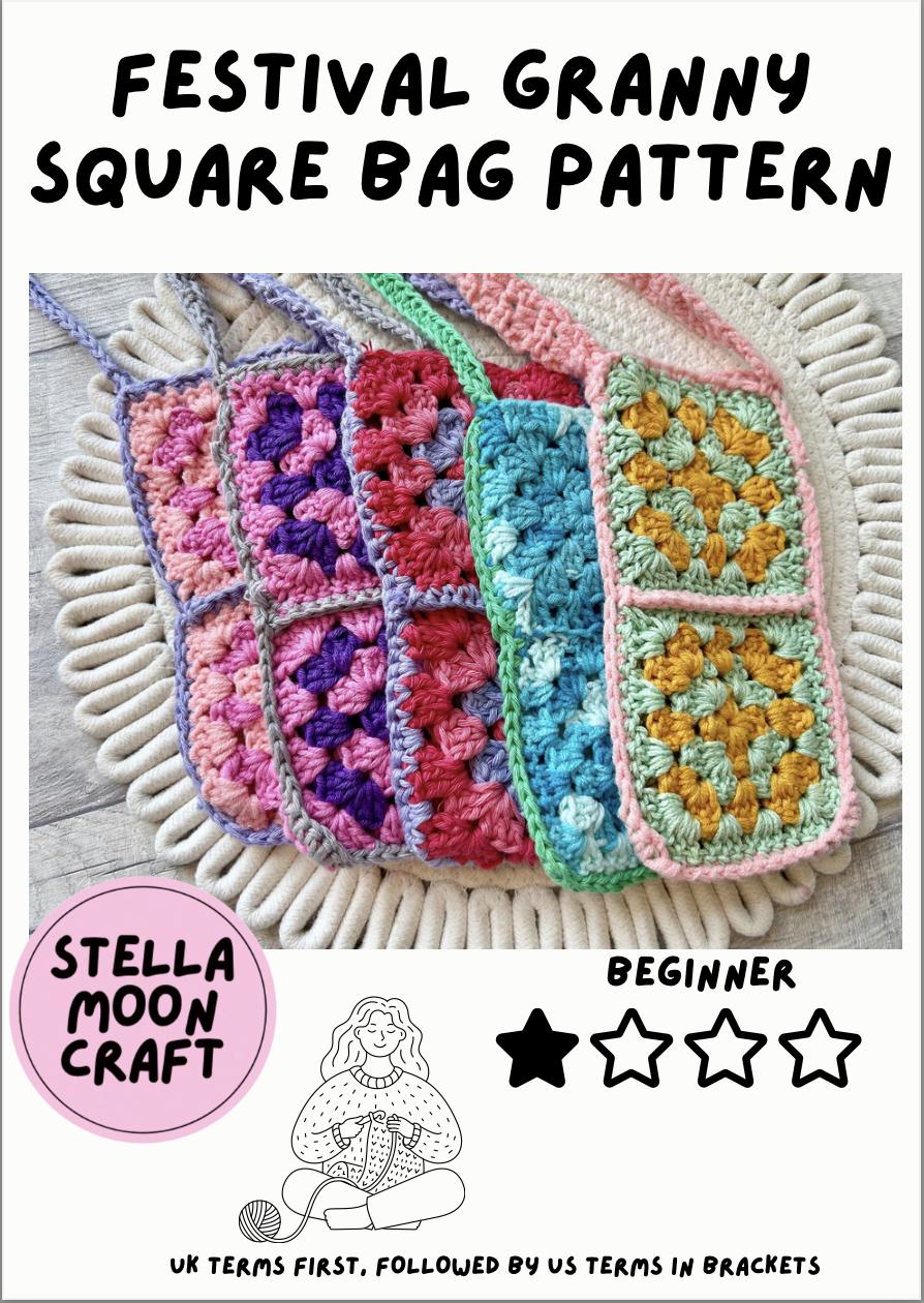 Granny Square Crochet Bag Pattern