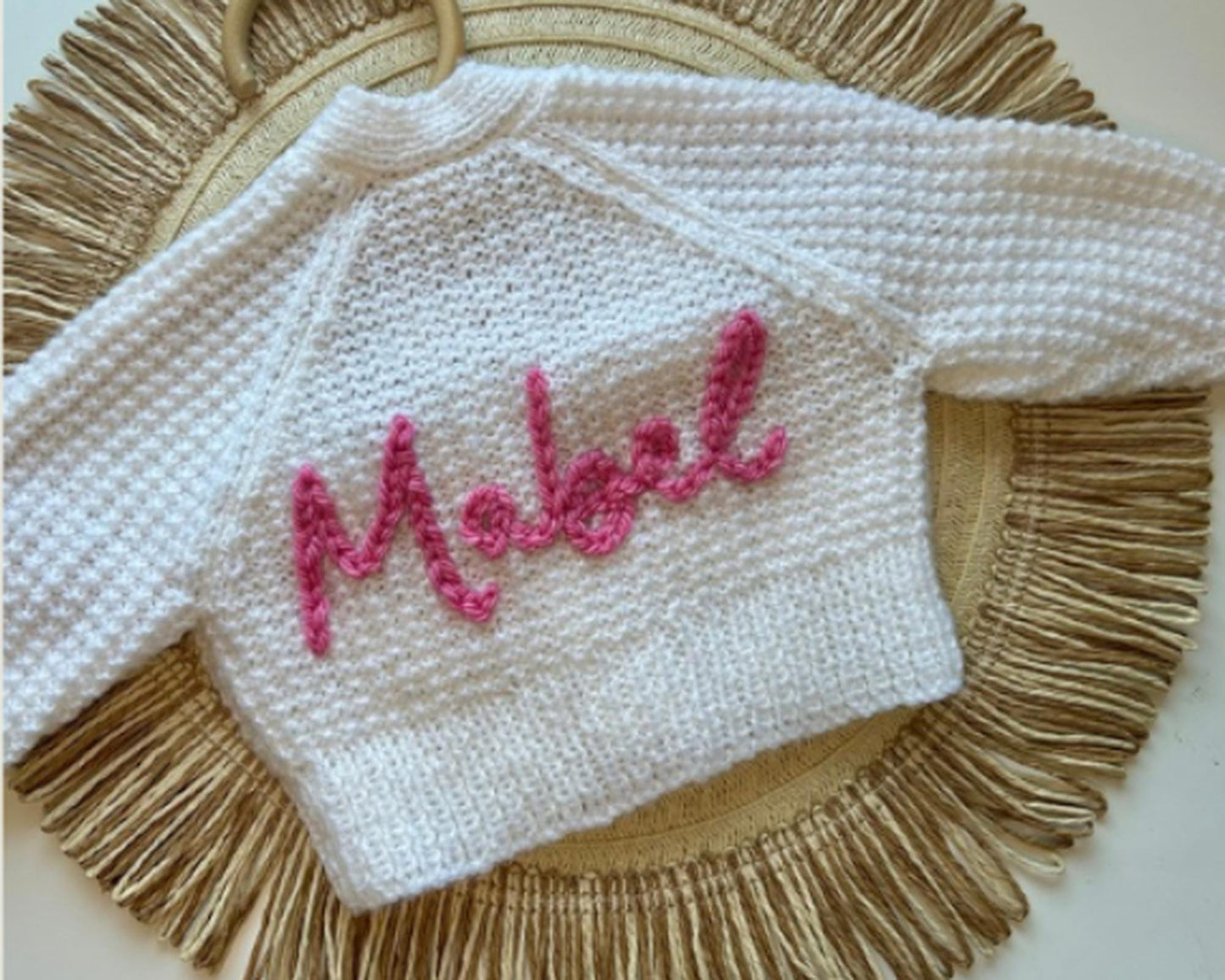 Personalised Knitwear - 0-3 months size