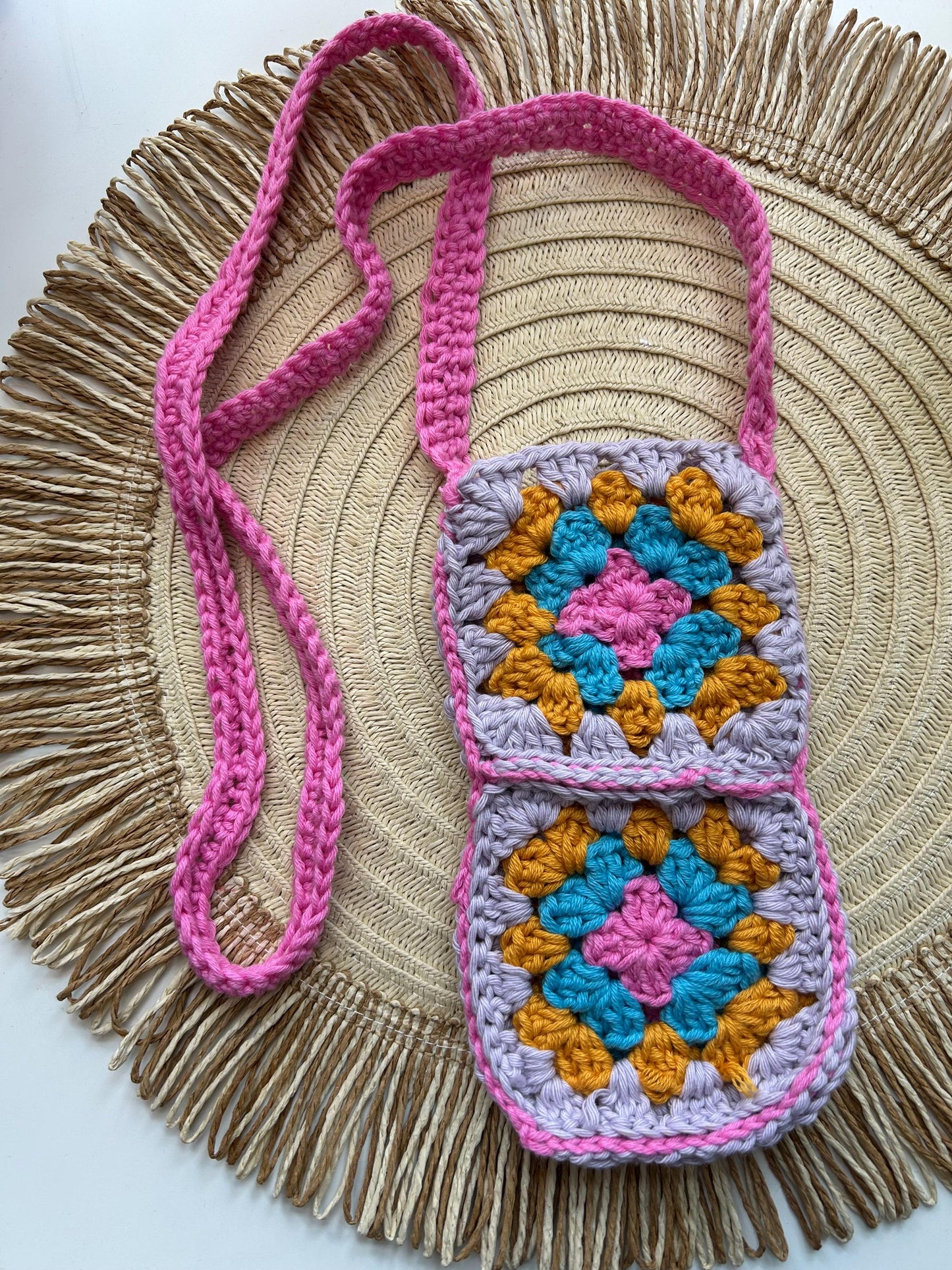 Granny Square Crochet Bag Pattern