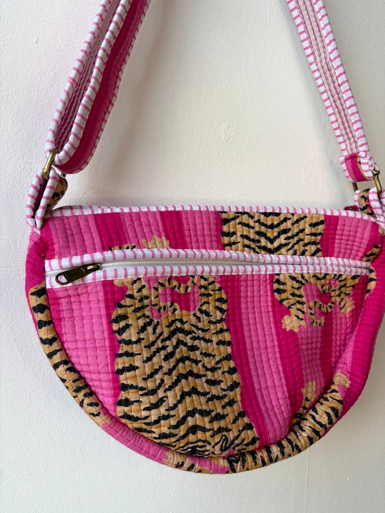 Pink Tiger Sling Bag