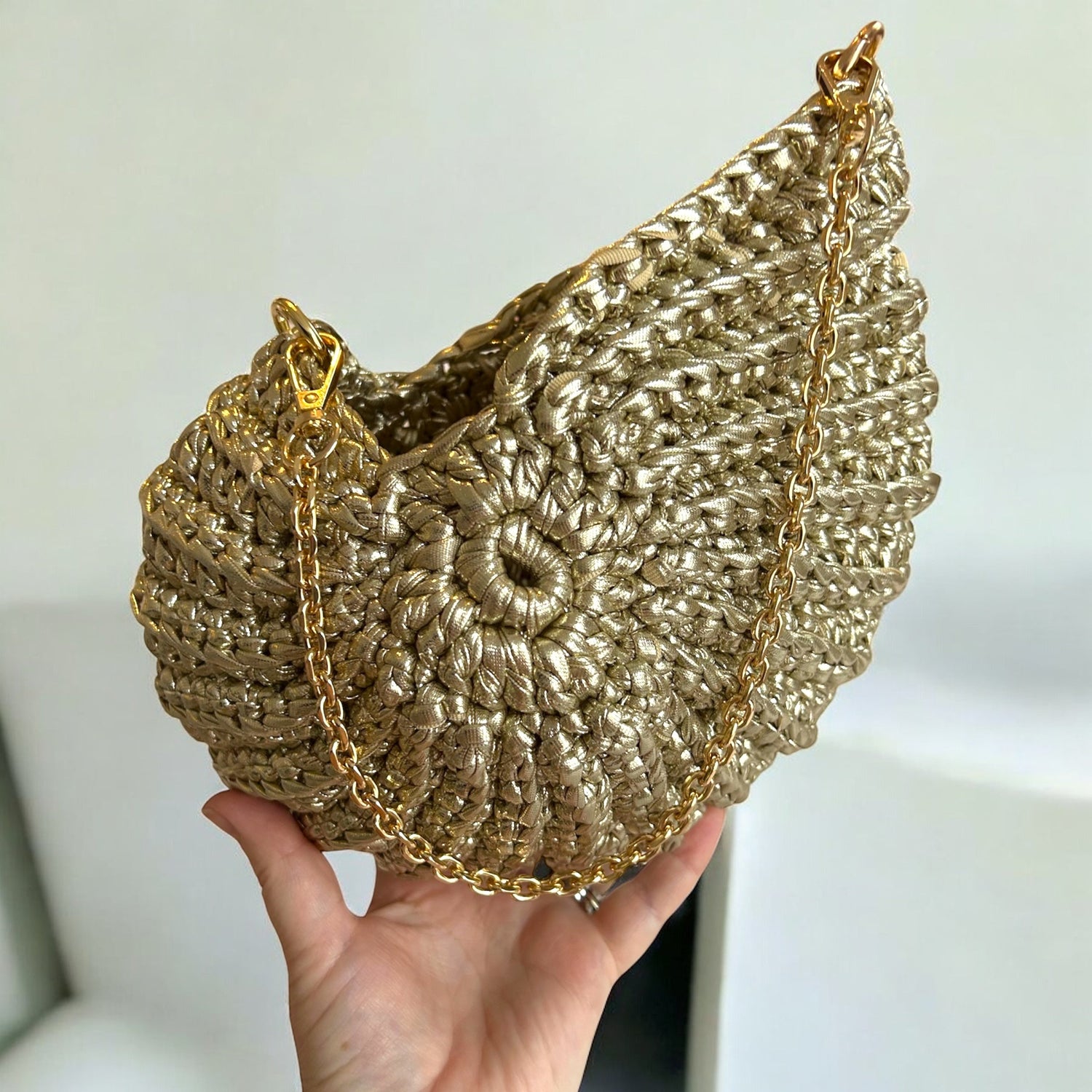 Shell Crochet Handbags