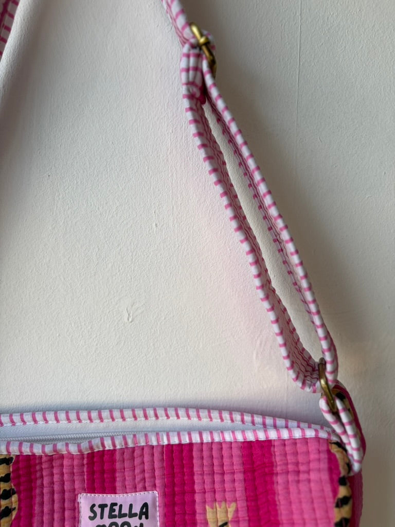 Pink Tiger Sling Bag