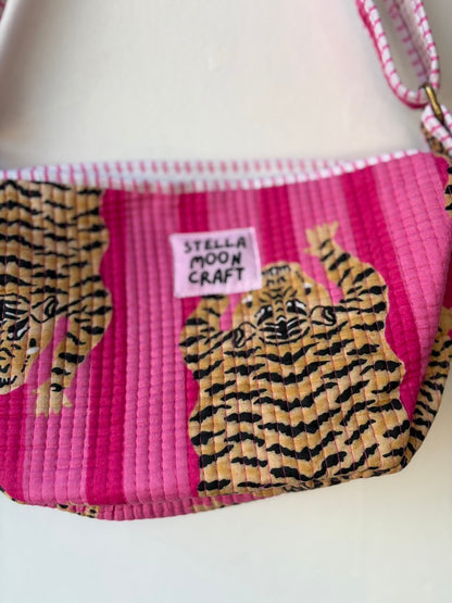 Pink Tiger Sling Bag