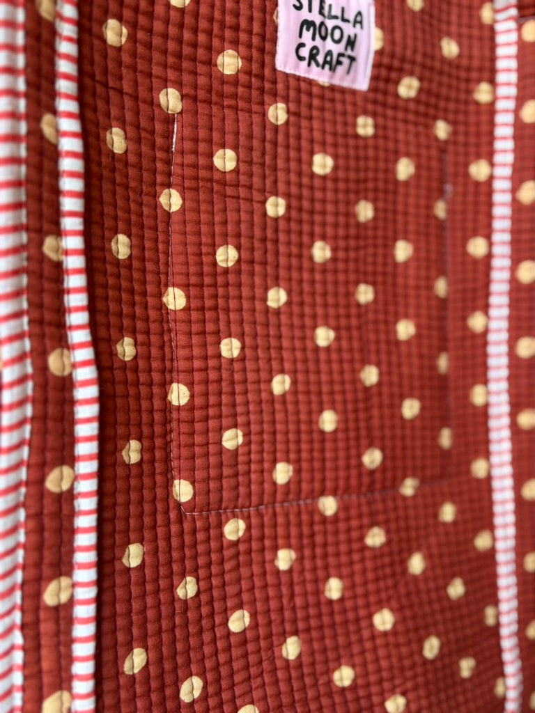 Brown Spotty Tote