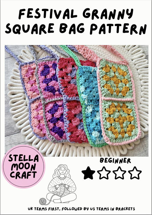Granny Square Crochet Bag Pattern