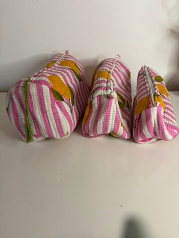 Lemon Wash Bag Set