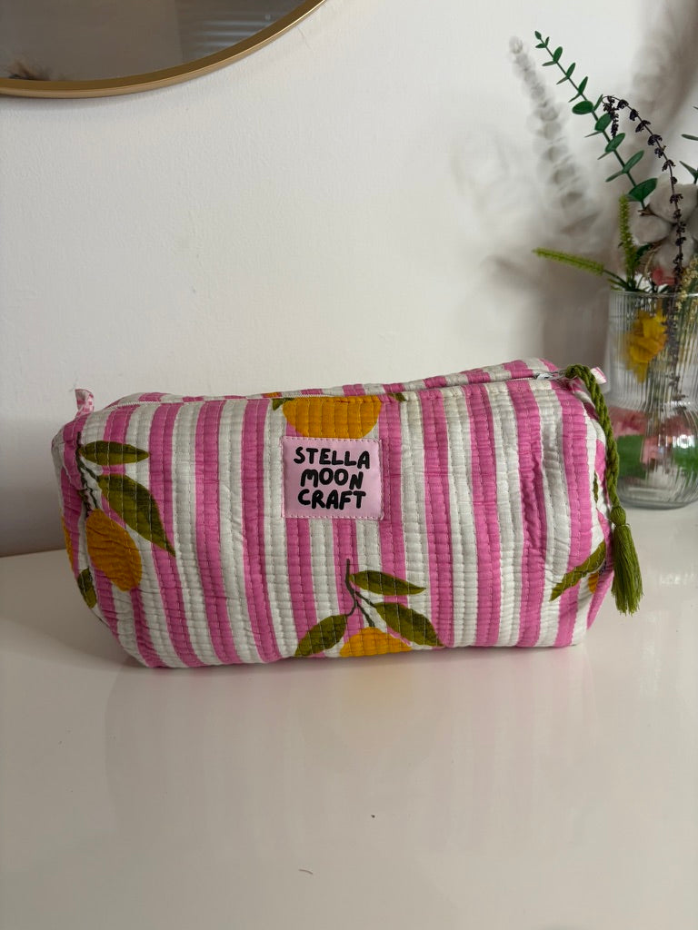 Lemon Wash Bag Set