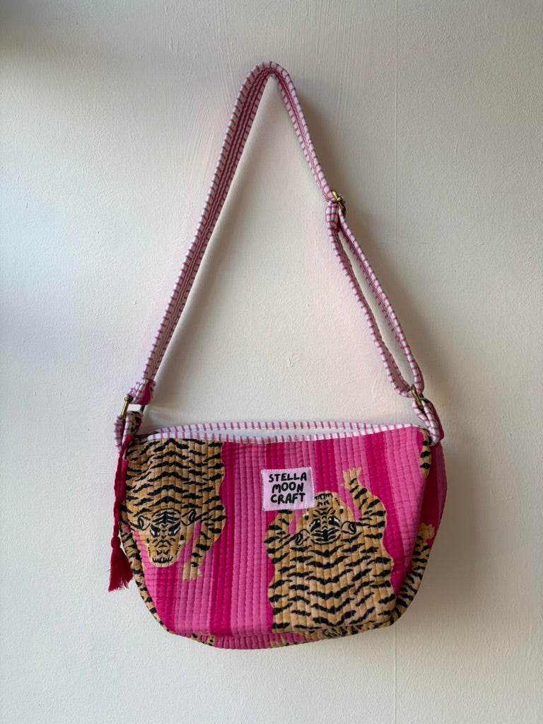 Pink Tiger Sling Bag