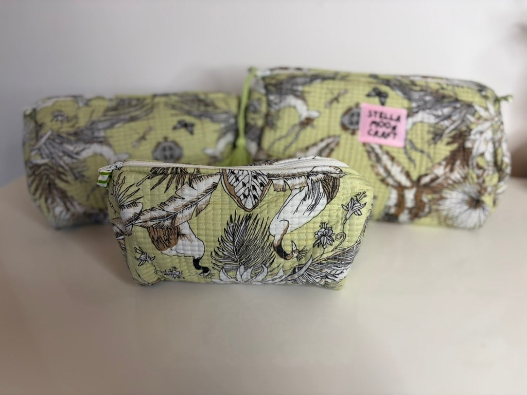Green Jungle Wash Bag Set