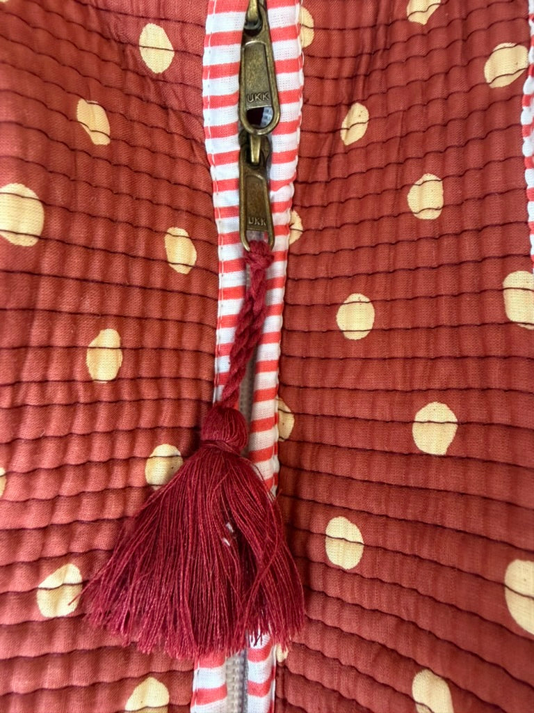 Brown Spotty Tote