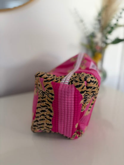 Pink Tiger Wash Bag Set