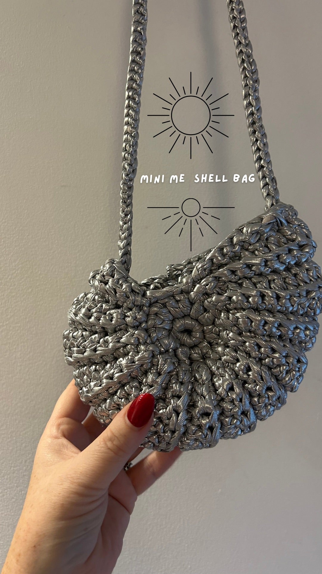 Mini Shell Crochet Handbag