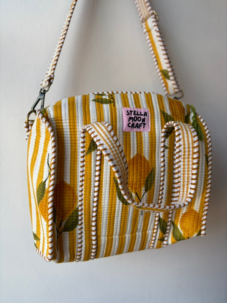 Mini Duffle Bag Lemons