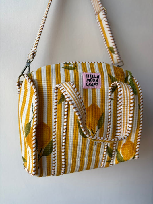 Mini Duffle Bag Lemons