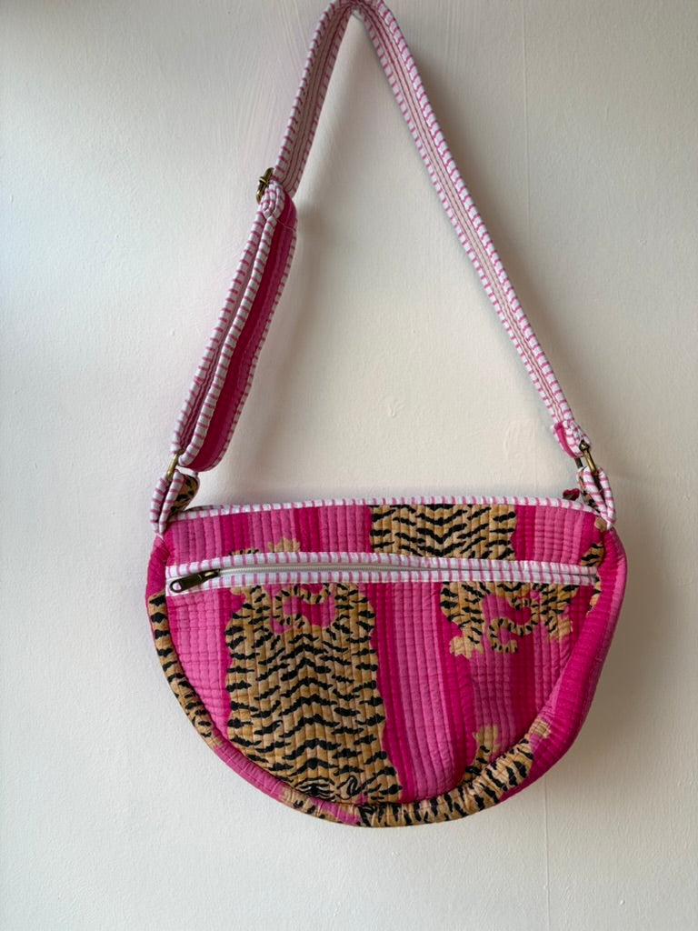 Pink Tiger Sling Bag