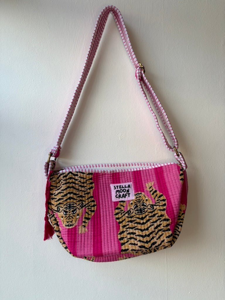 Pink Tiger Sling Bag