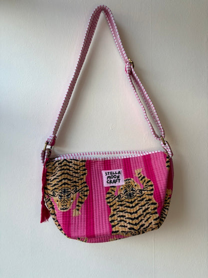 Pink Tiger Sling Bag