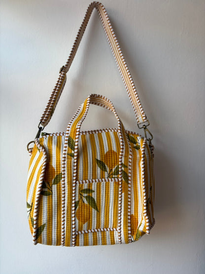 Mini Duffle Bag Lemons