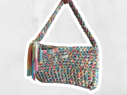 Rainbow Crochet Bag