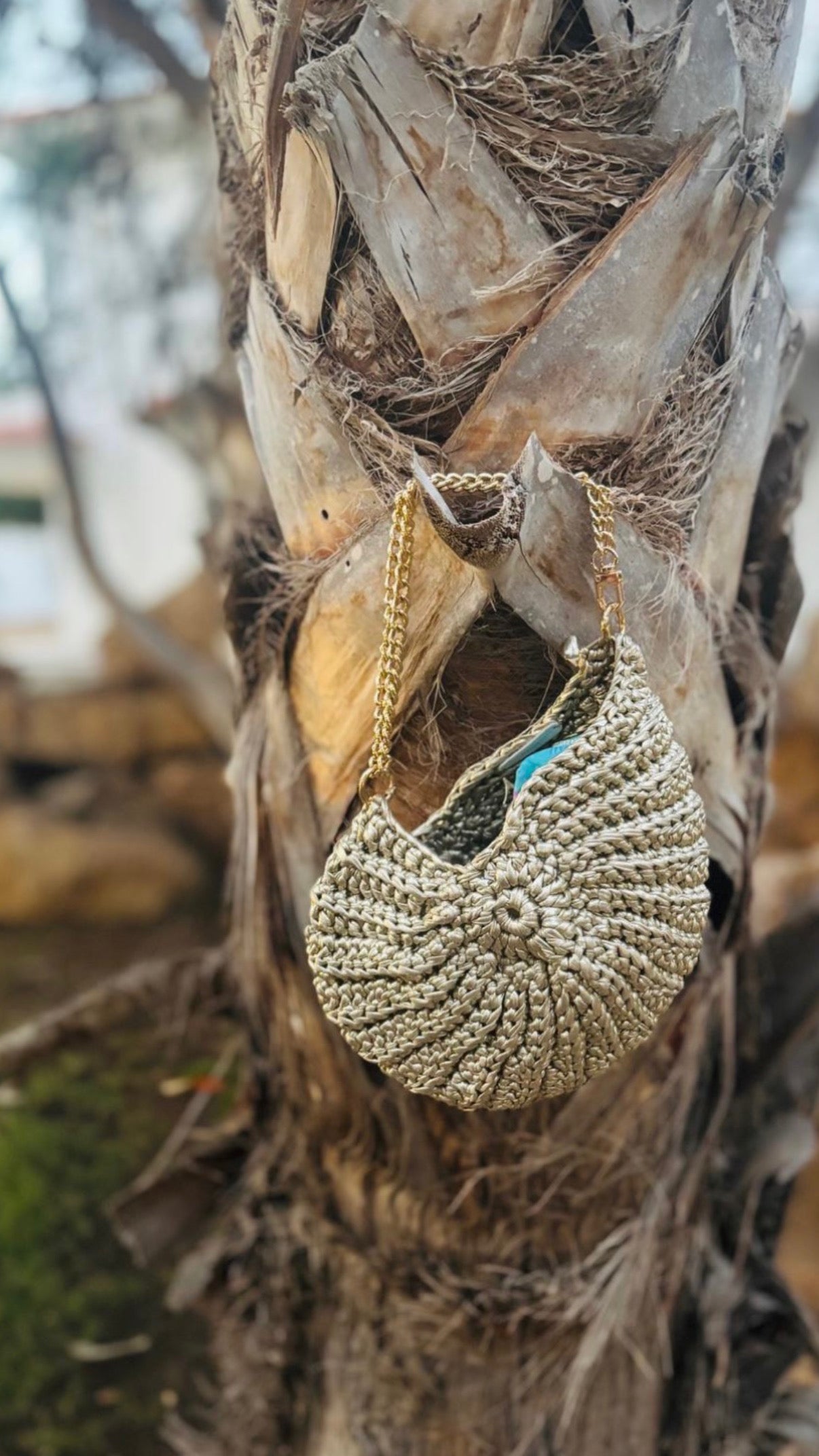The Crochet Shell Bag