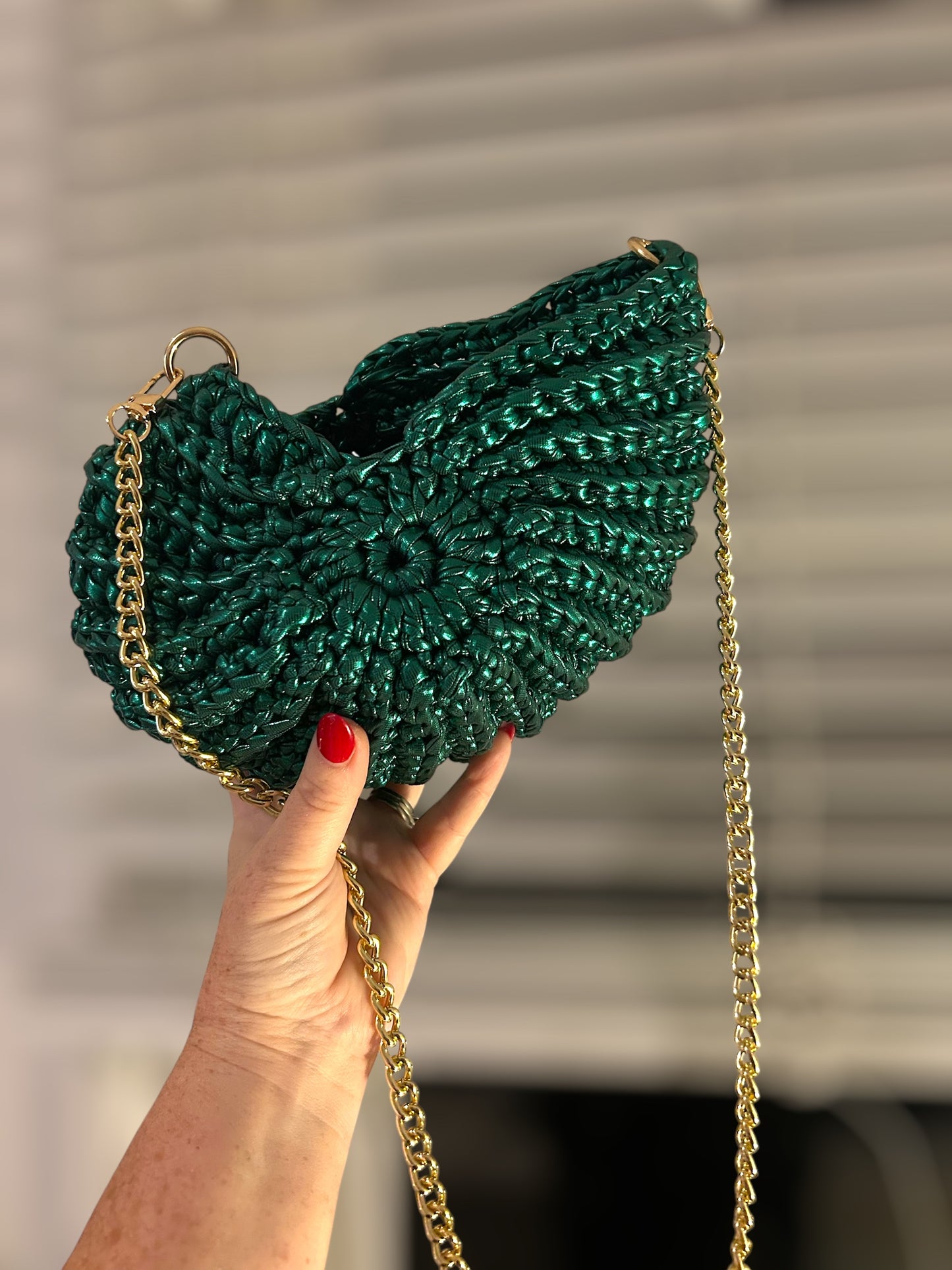 Shell Crochet Handbag