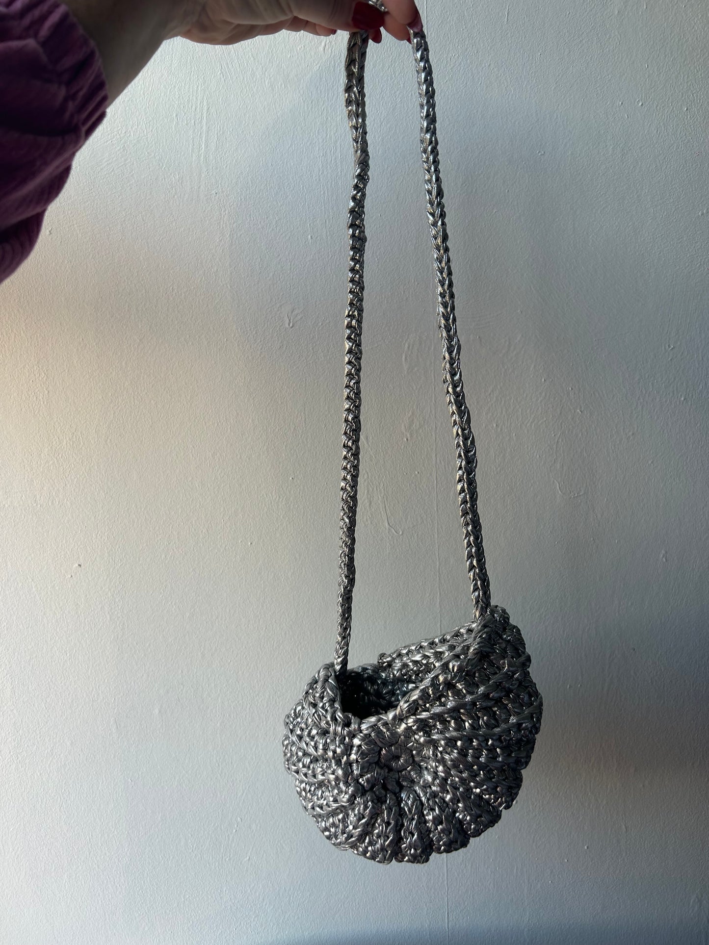 Mini Shell Crochet Handbag
