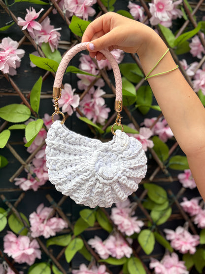 Mini Shell Crochet Handbag