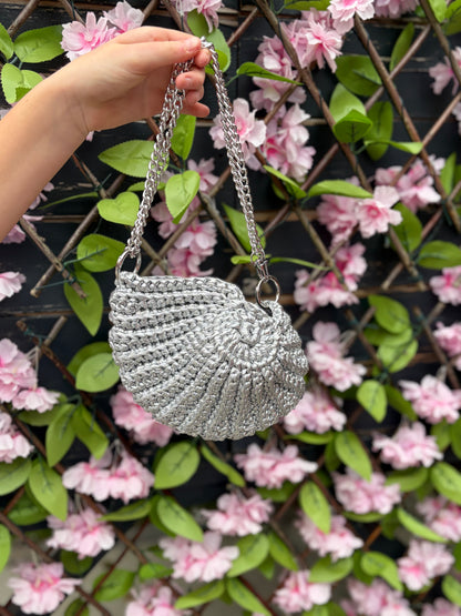 Mini Shell Crochet Handbag