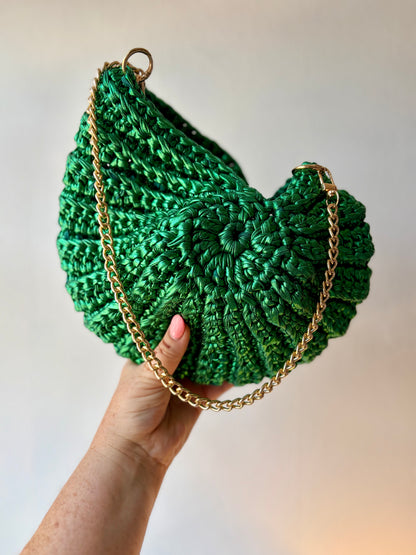 The Crochet Shell Bag