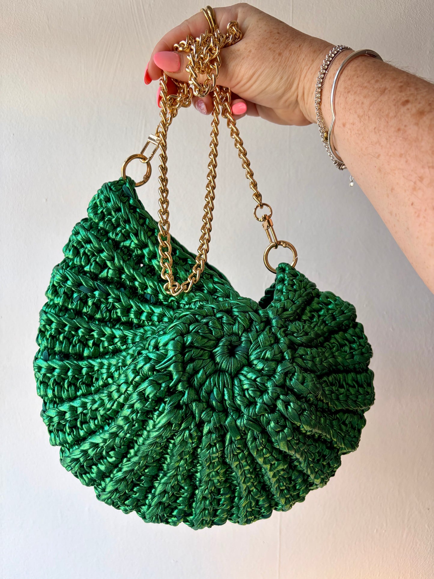 The Crochet Shell Bag