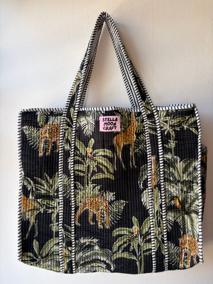 Midnight Jungle Tote