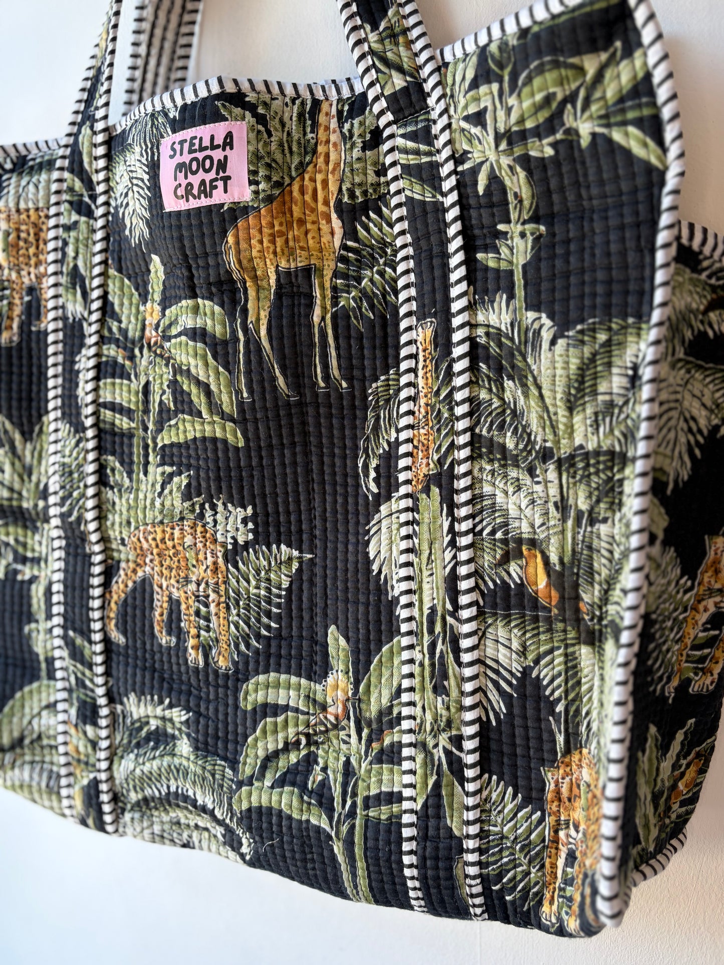 Midnight Jungle Tote