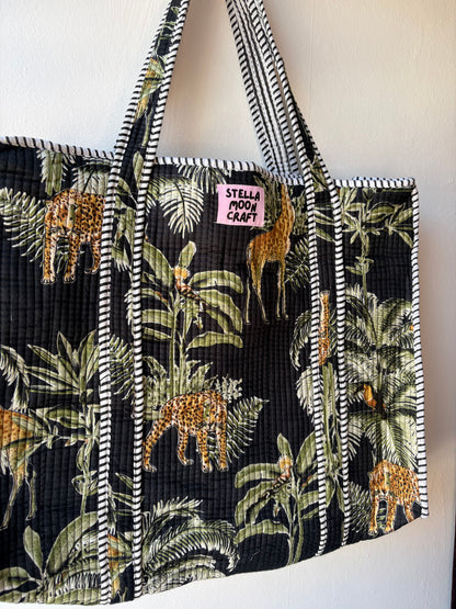 Midnight Jungle Tote