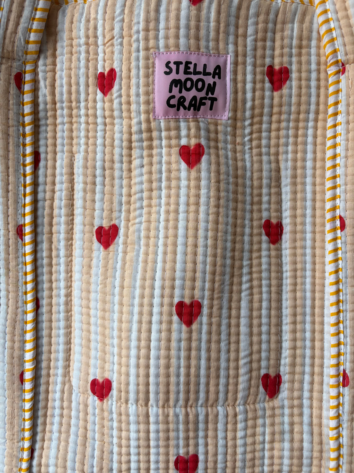 Yellow Hearts Tote