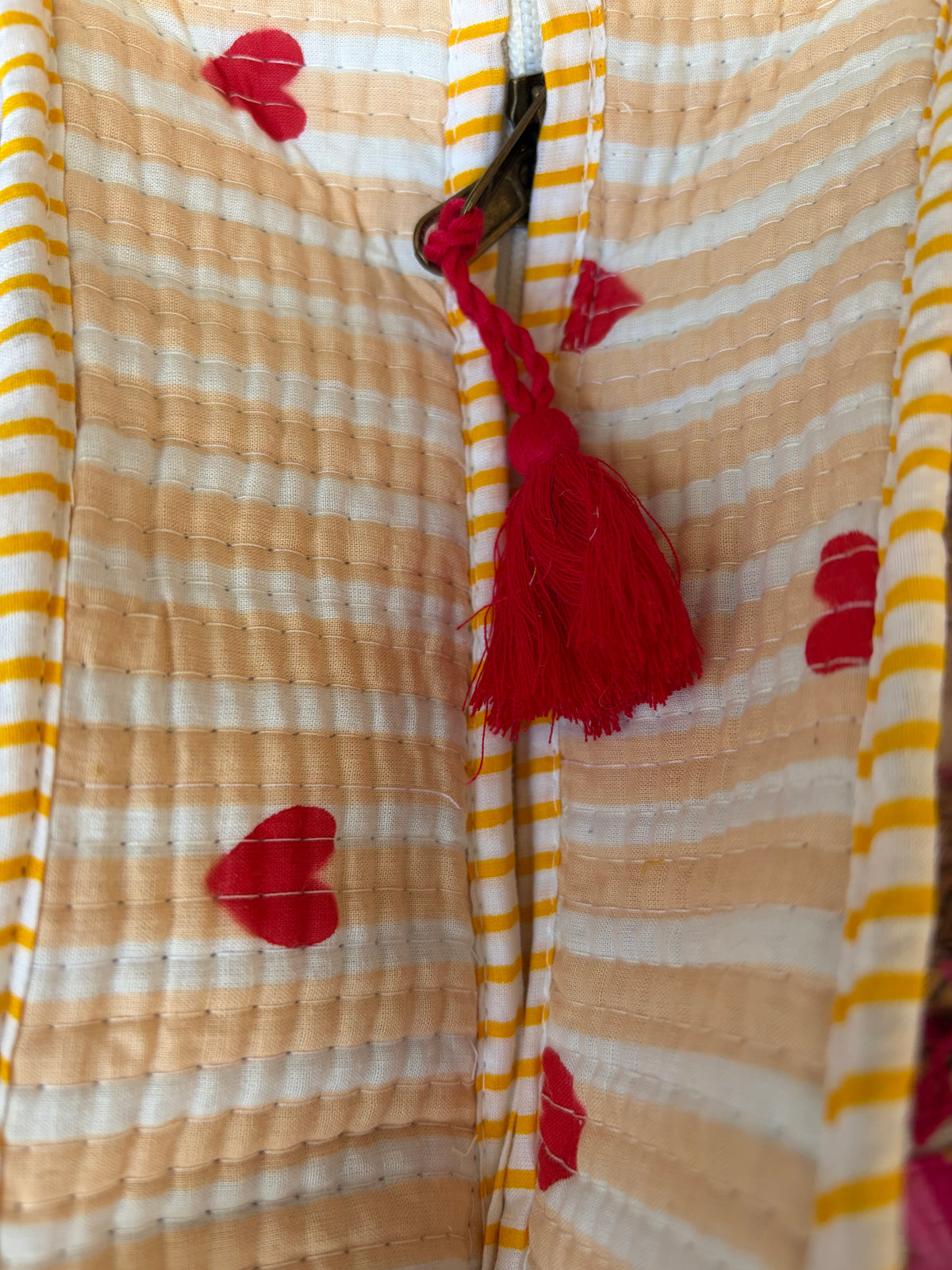 Yellow Hearts Tote