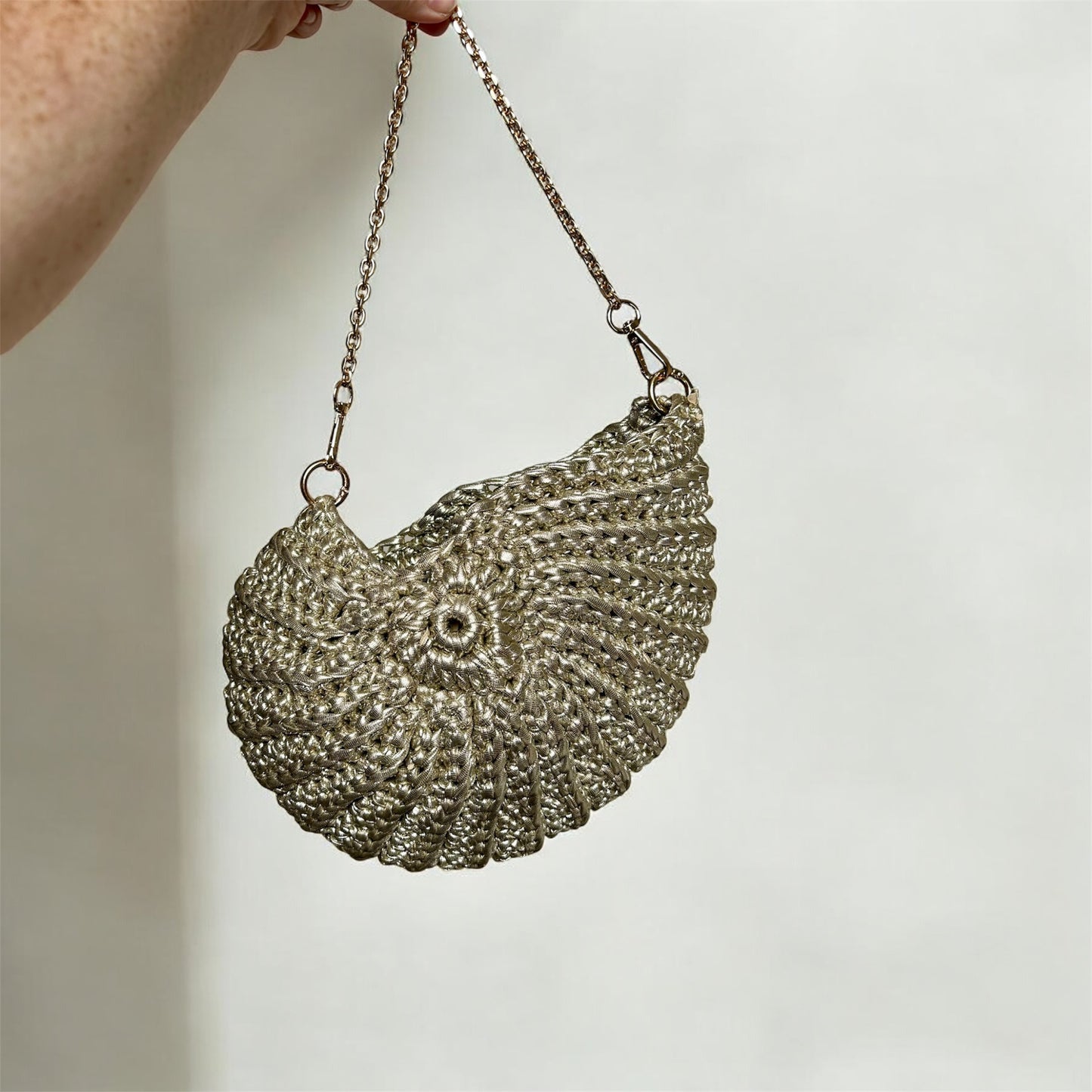 Shell Crochet Handbag