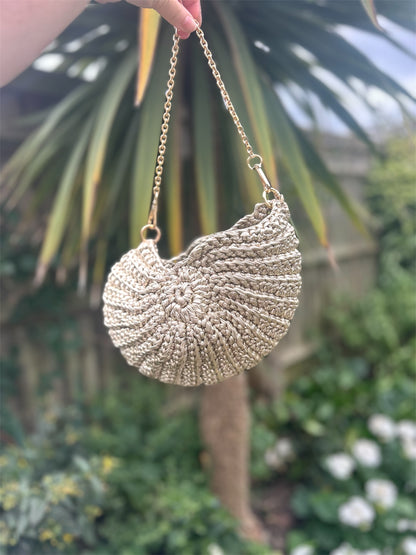 Shell Crochet Handbag