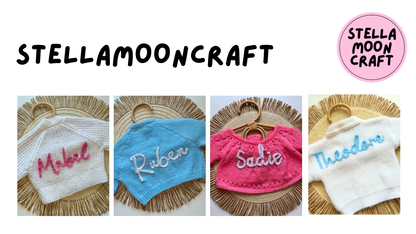 Baby Cardigan – Blue TwoTone– Size Premmie/Small Newborn – Ready for Embroidery