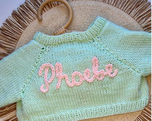 Personalised Knitwear- Premmie Size