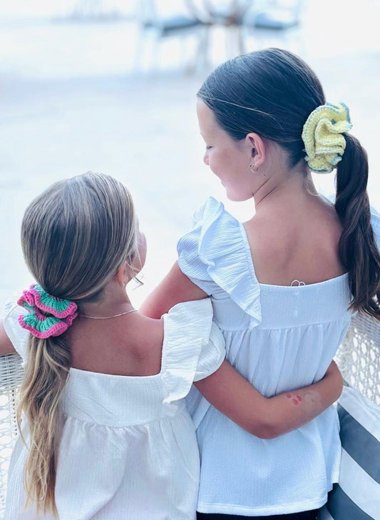 Crochet Hair Scrunchies